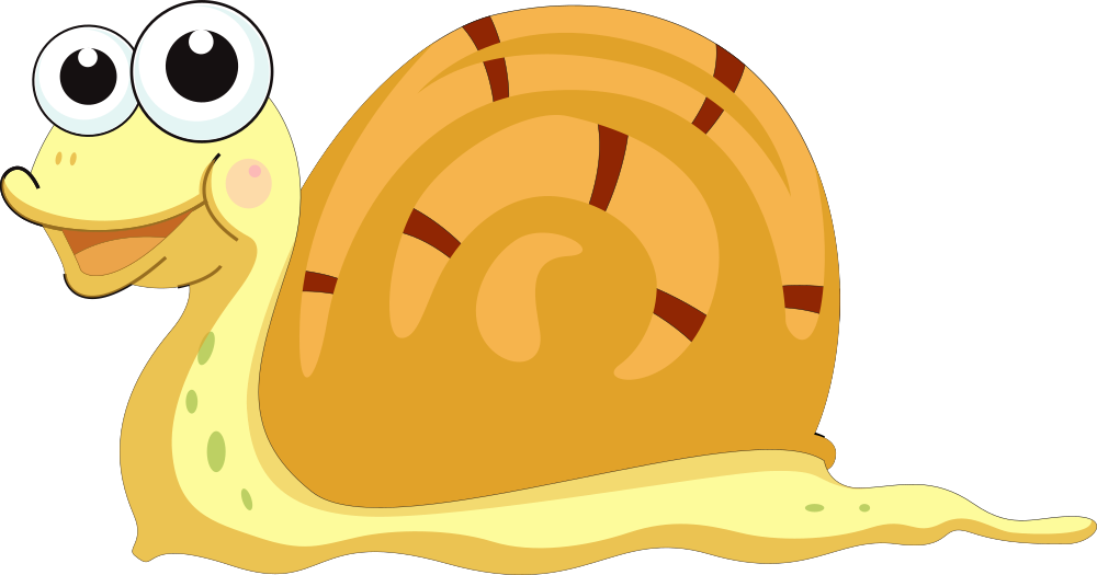 OnlineLabels Clip Art - Cartoon Snail Art